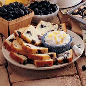 Blueberry tea bread