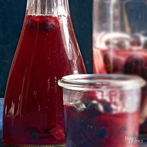 Blueberry vinegar