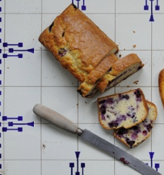 Blueberry yoghurt loaf cake