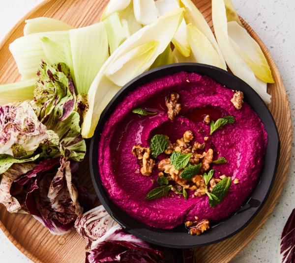 Blushing beet dip