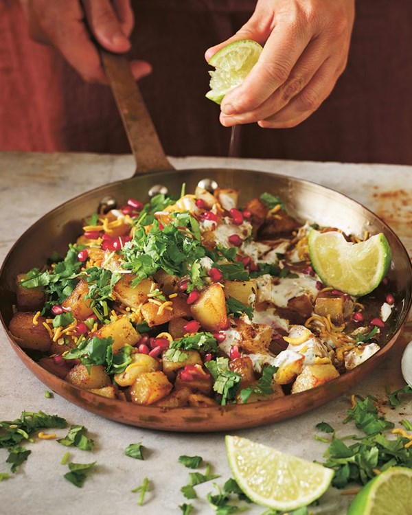 Boat basin chaat plate