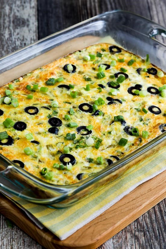 Bobbi's egg and green chile breakfast casserole