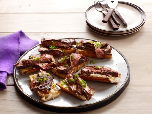 Bobby Flay's flank steak with balsamic barbecue sauce 