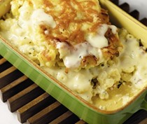 Bobby Flay's macaroni and cheese carbonara