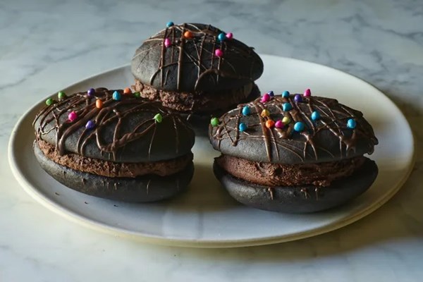Bodega brownie whoopie pie from "Bodega Bakes"