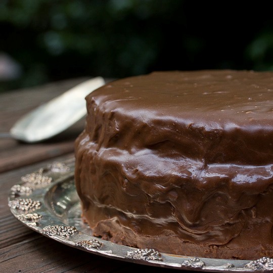 Boiled chocolate icing