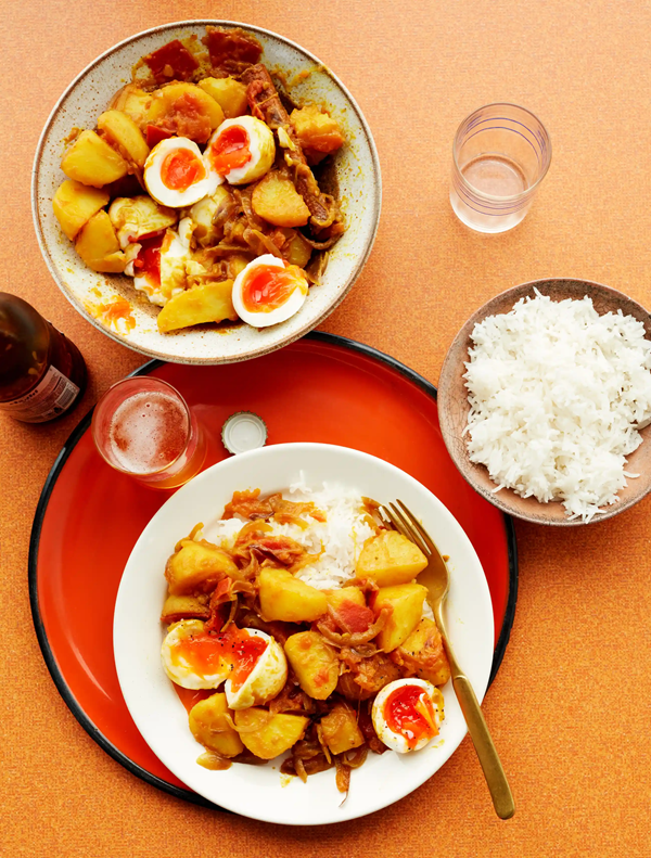Boiled egg curry