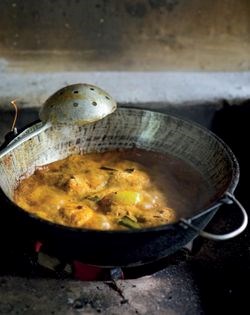 Boiled egg curry