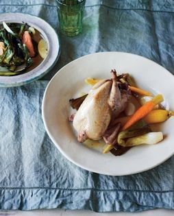 Boiled partridge (Pernice lessa)