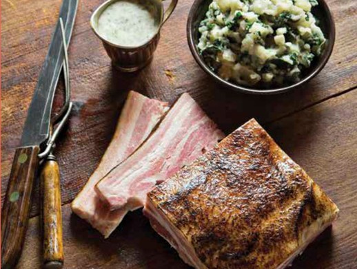 Boiling bacon with parsley sauce from 'My Irish Table' (Cook the Book)