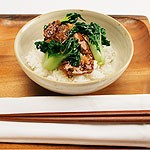 Bok choy and pork stir-fry