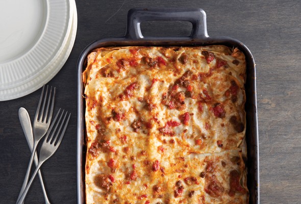 Bolognese lasagne