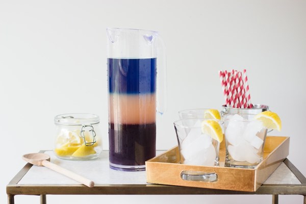 Bomb pop cocktail pitcher