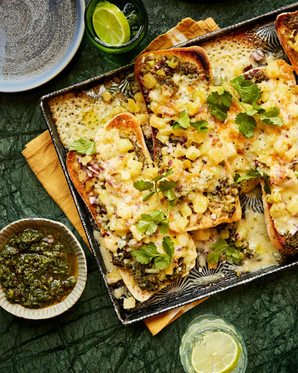 Bombay chilli cheese ciabatta