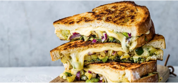 Bombay chilli cheese toastie