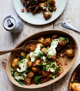 Bombay potato traybake