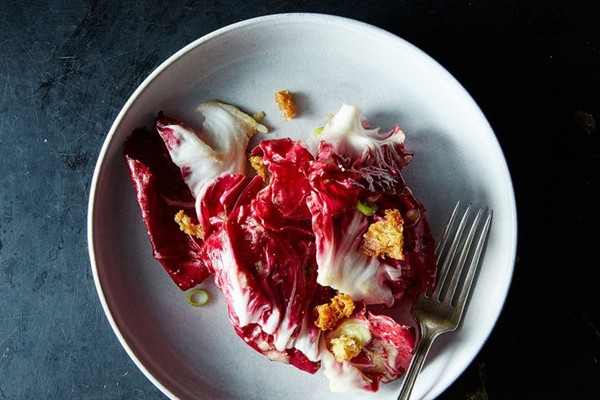Bon Appétit's radicchio salad with sourdough dressing