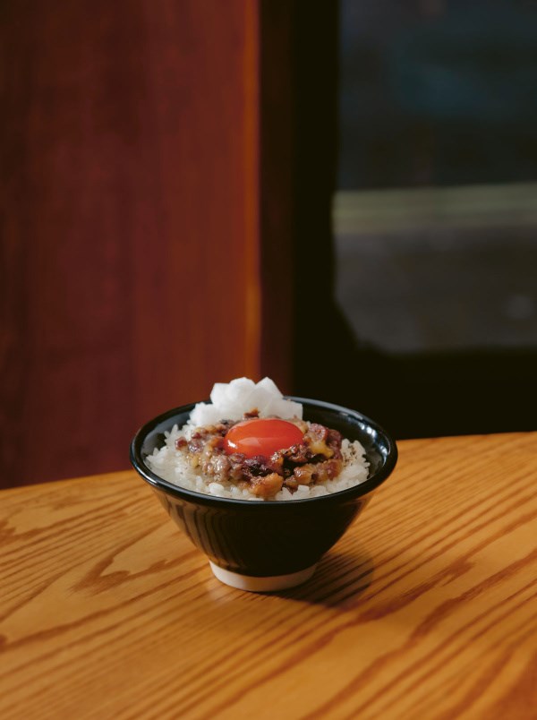 Bone marrow rice with fermented daikon