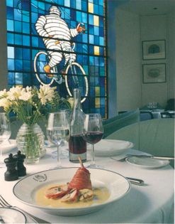 Boned leg of rabbit and bacon with mustard sauce [Simon Hopkinson]