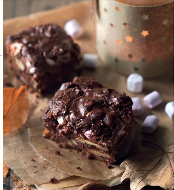 Bonfire brownies