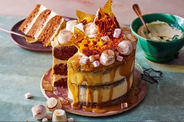 Bonfire cake