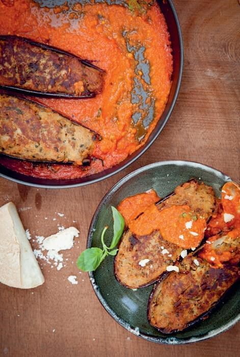 Bonifacio-style eggplants
