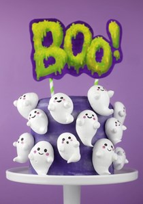 Boo-meringue cake
