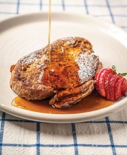 Boozy Baileys Irish cream French toast