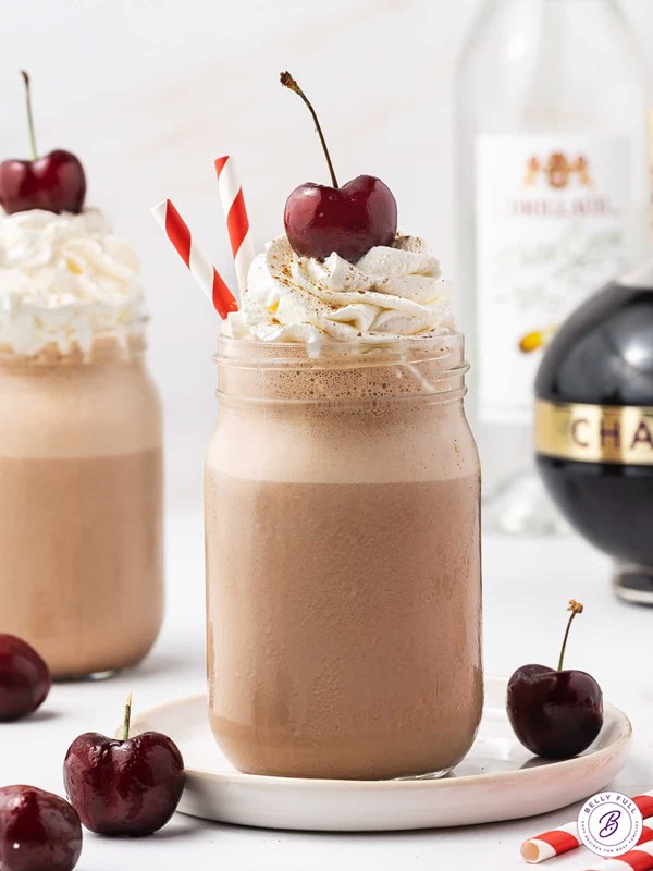 Boozy Black Forest milkshake