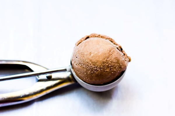 Boozy chocolate ice cream