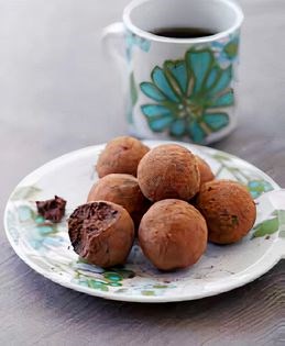 Boozy chocolate truffles