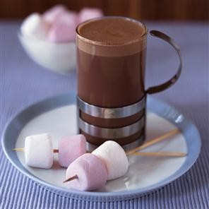 Boozy hot chocolate