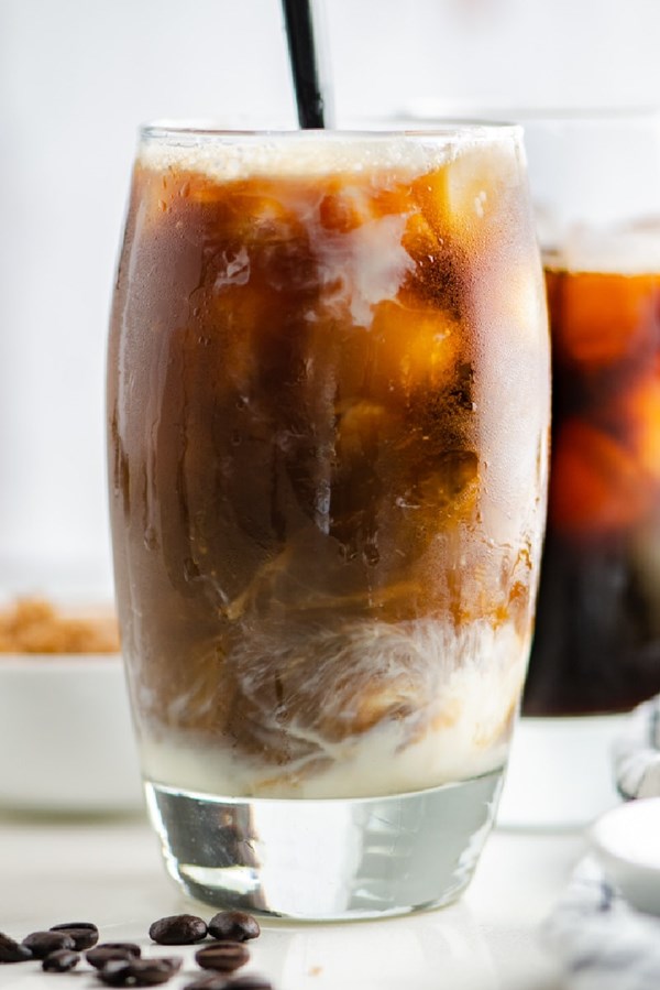 Boozy iced coffee