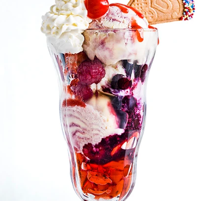 Boozy knickerbocker glory