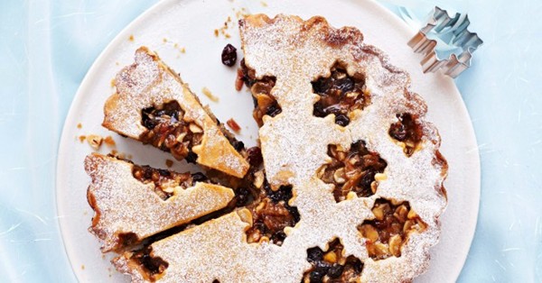 Boozy mincemeat pie