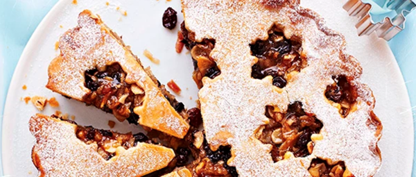 Boozy mincemeat pie