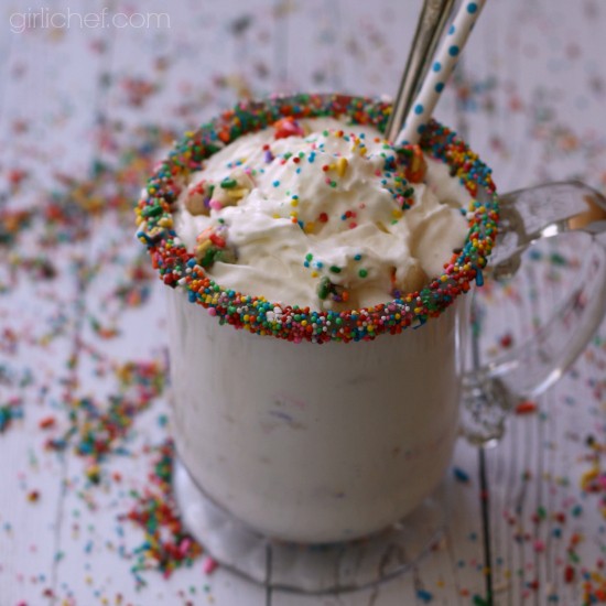 Boozy sugar cookie milkshakes
