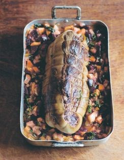Borscht-style roast beef (Rôti de bœuf façon bortsch)
