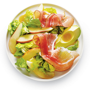 Boston and bresaola pear salad