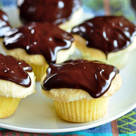 Boston cream cupcakes