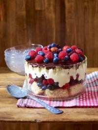 Boston cream trifle