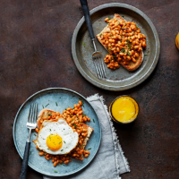 Boston-style beans on toast