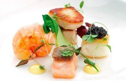 Bouillabaisse, bok choi and saffron aioli