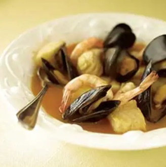 Bouillabaisse-style fish stew