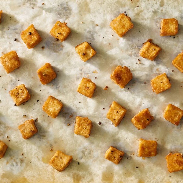 Bouillon-baked tofu
