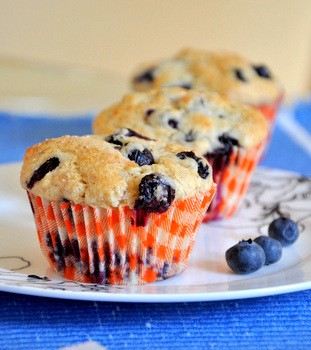 Bountiful blueberry muffins