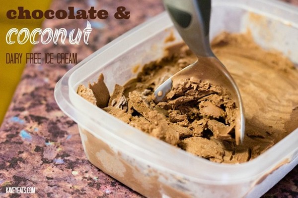 Bountilicious chocolate & coconut dairy free ice cream 