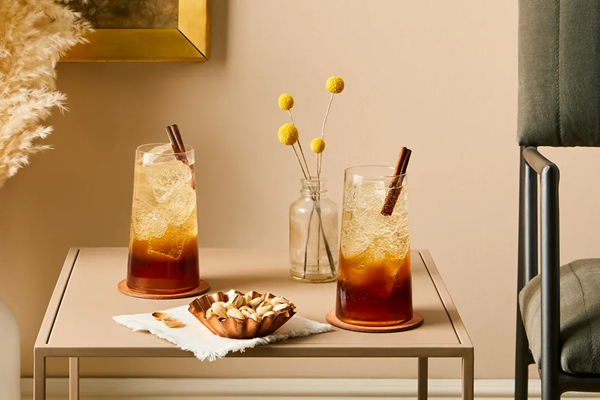Bourbon & apple highball