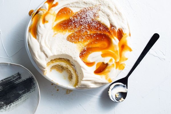 Bourbon & brown butter mangomisu