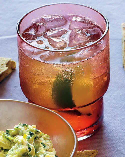 Bourbon and ginger